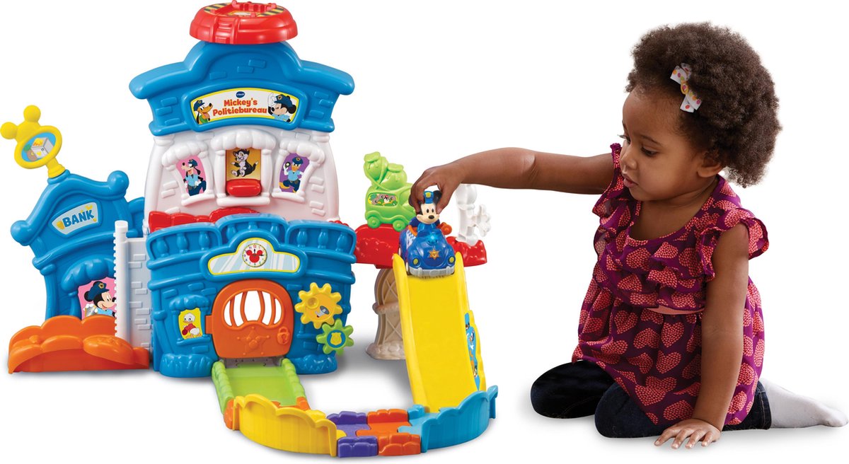 Vtech speelset Toet Toet Auto&apos;s Mickey&apos;s Politiebureau junior