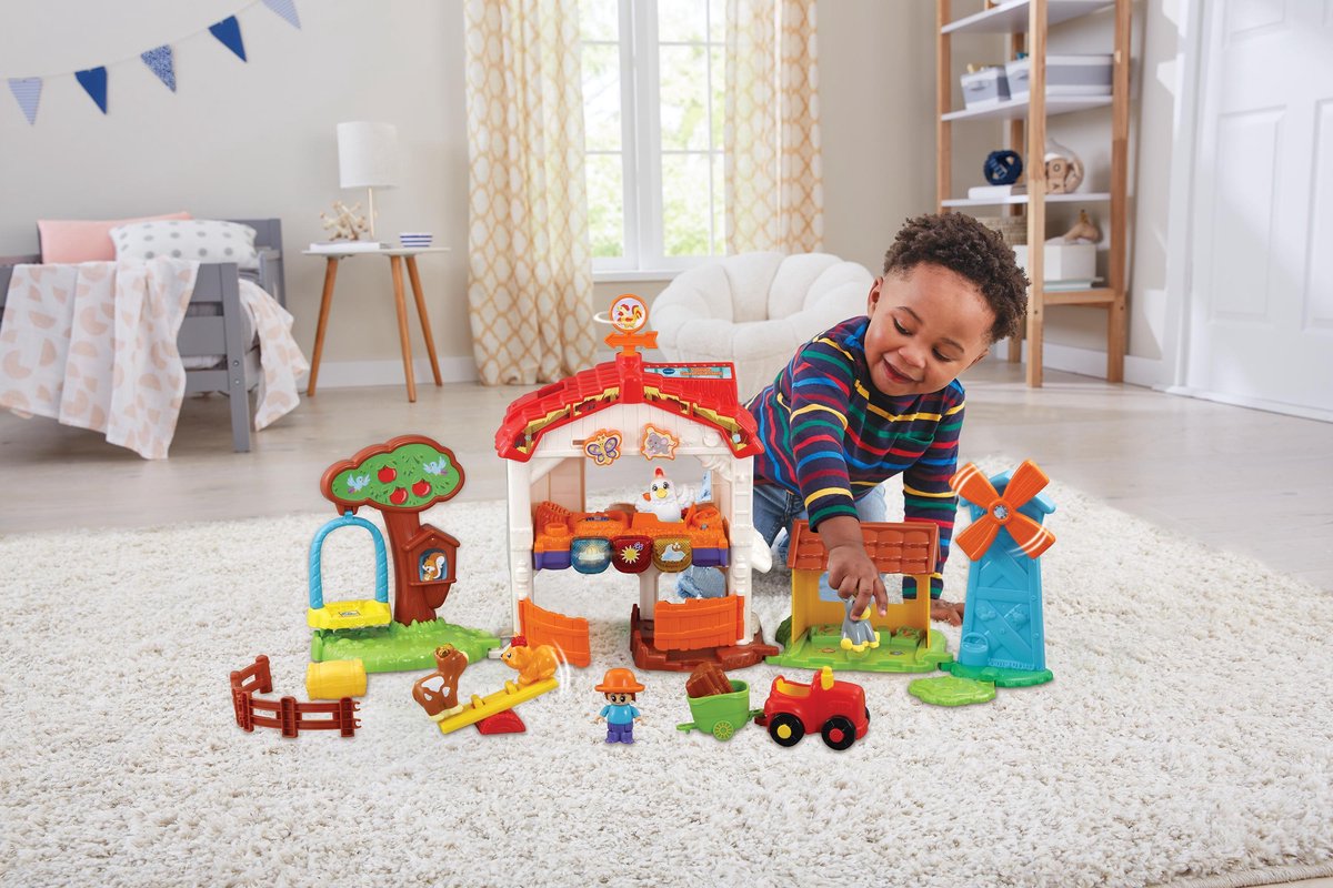 Vtech speelset Vrolijke Dierenboerderij junior 16 delig