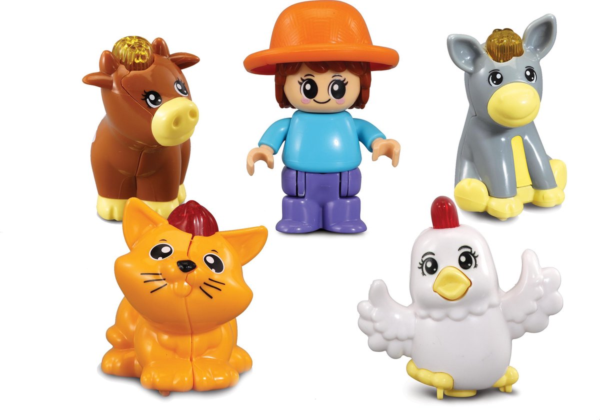 Vtech speelset Vrolijke Dierenboerderij junior 16 delig