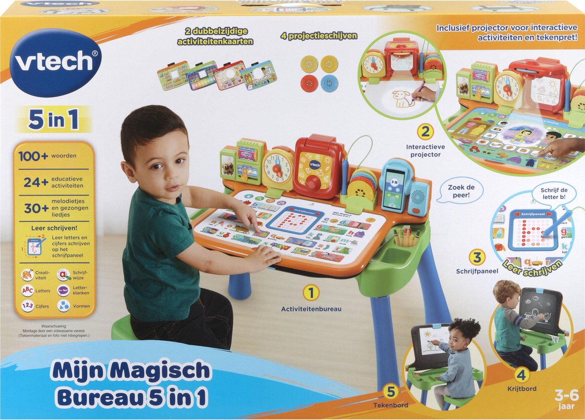 Vtech leerspel Mijn Magisch Bureau 2.0 junior 2 delig
