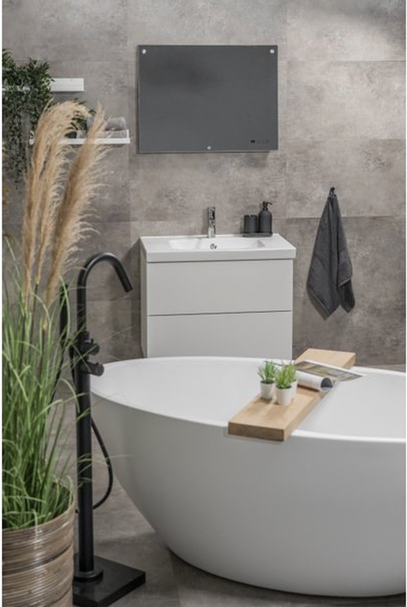 EUROM Sani 600 Mirror Wifi - Grijs