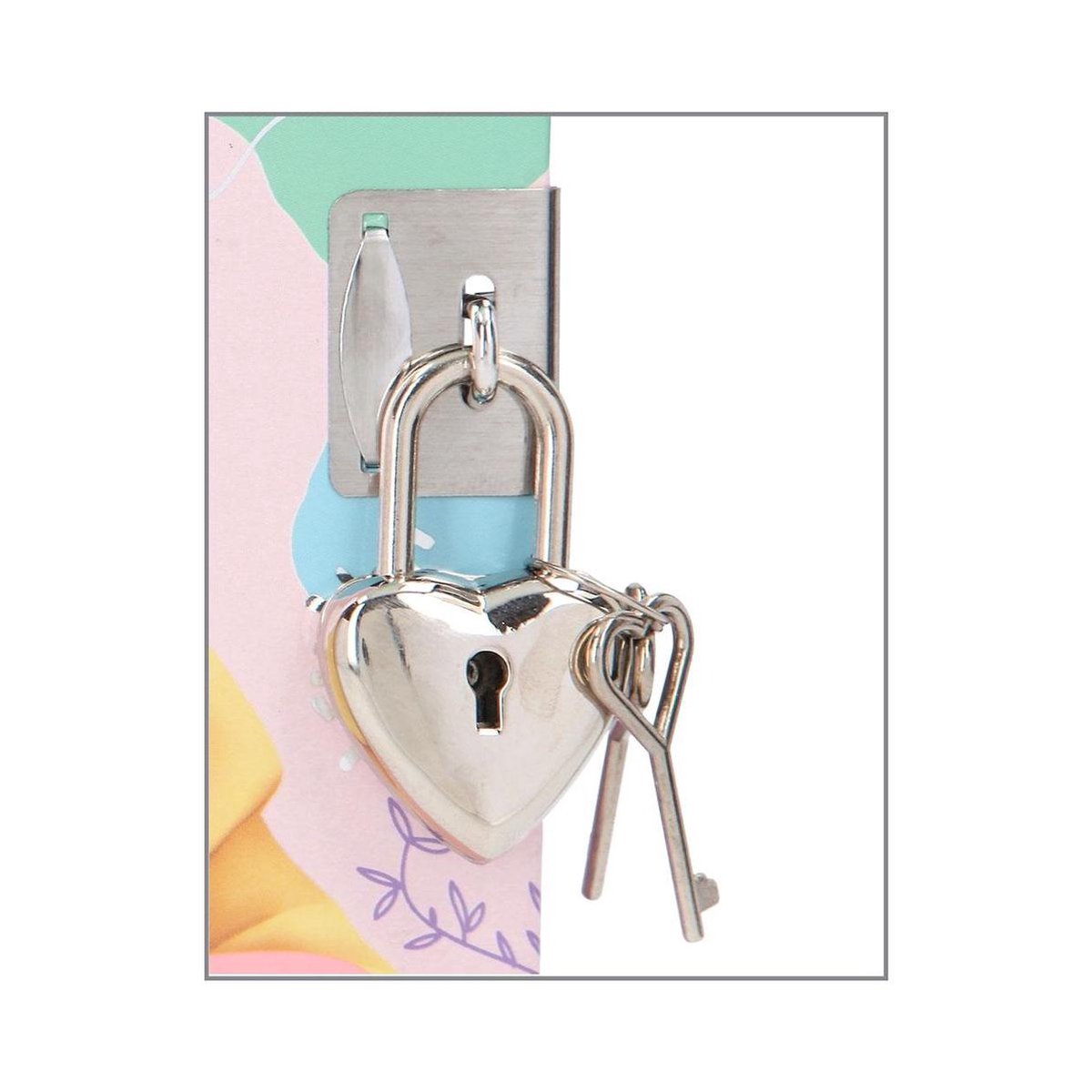 TOPModel dagboek meisjes 18,5 x 15,5 cm papier/geel - Roze