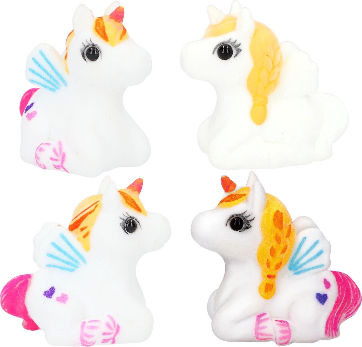 Ylvi schilderset Unicorn junior 5 x 10,5 cm wit 5 delig