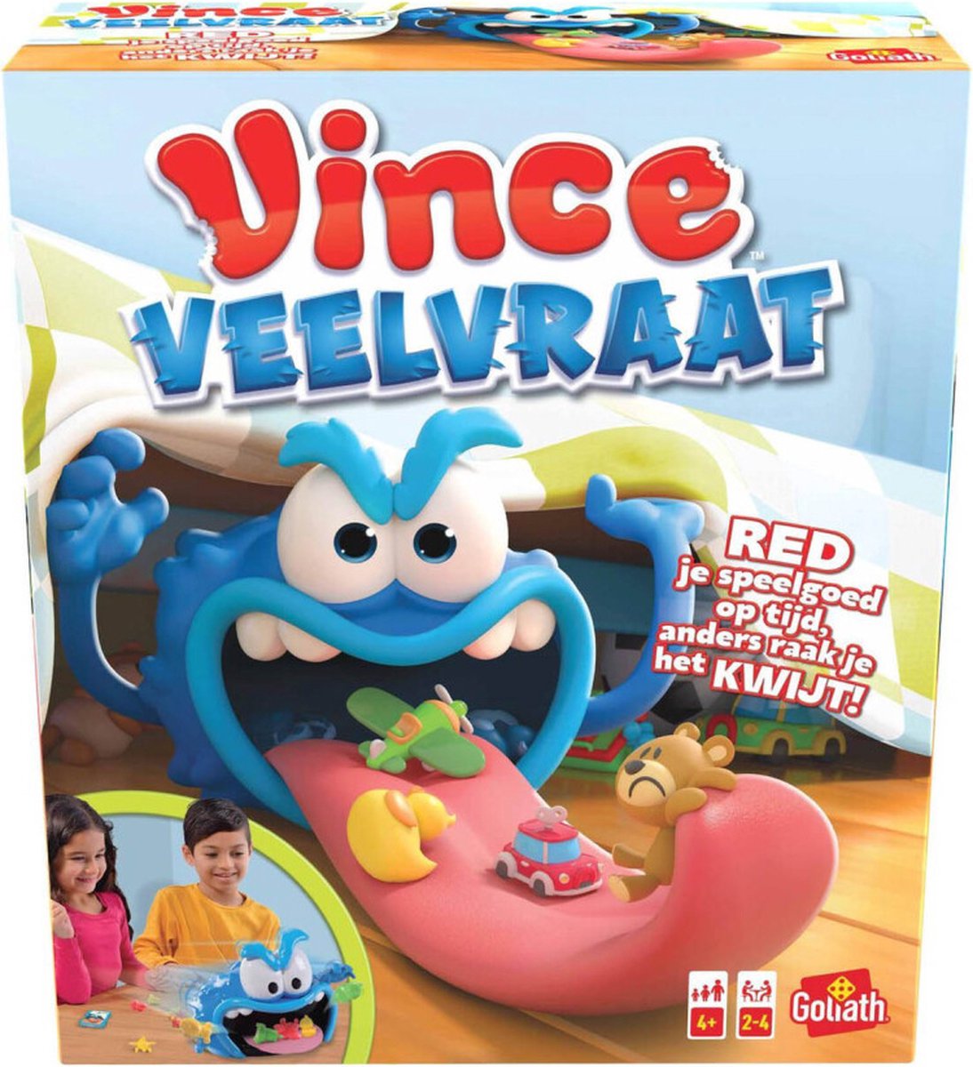 Goliath gezelschapsspel Vince Veelvraat junior 31 cm 38 delig