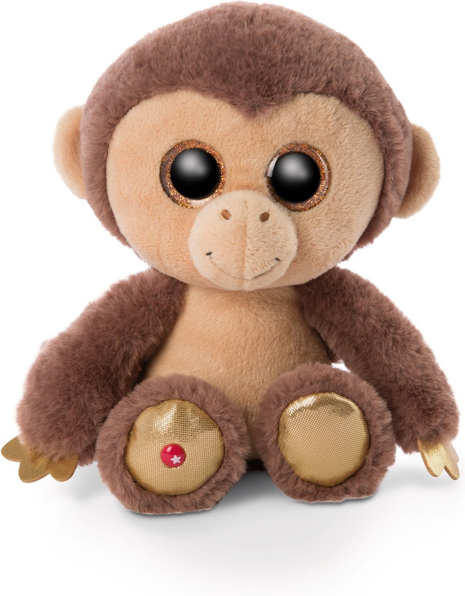 Nici knuffelaap Monkey Hobson 25 cm polyester - Bruin