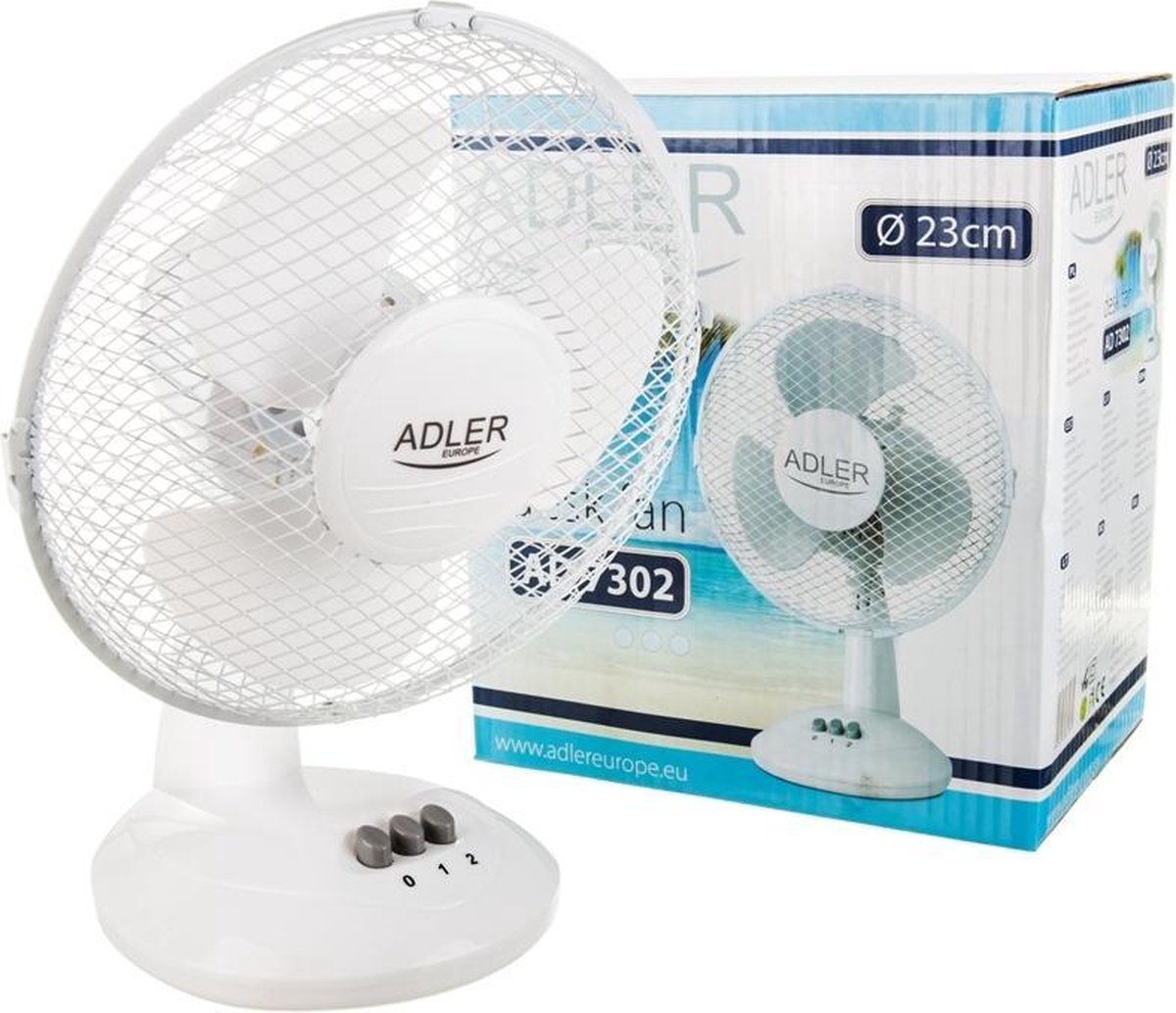 Adler Tafelventilator AD 7302 - - Wit