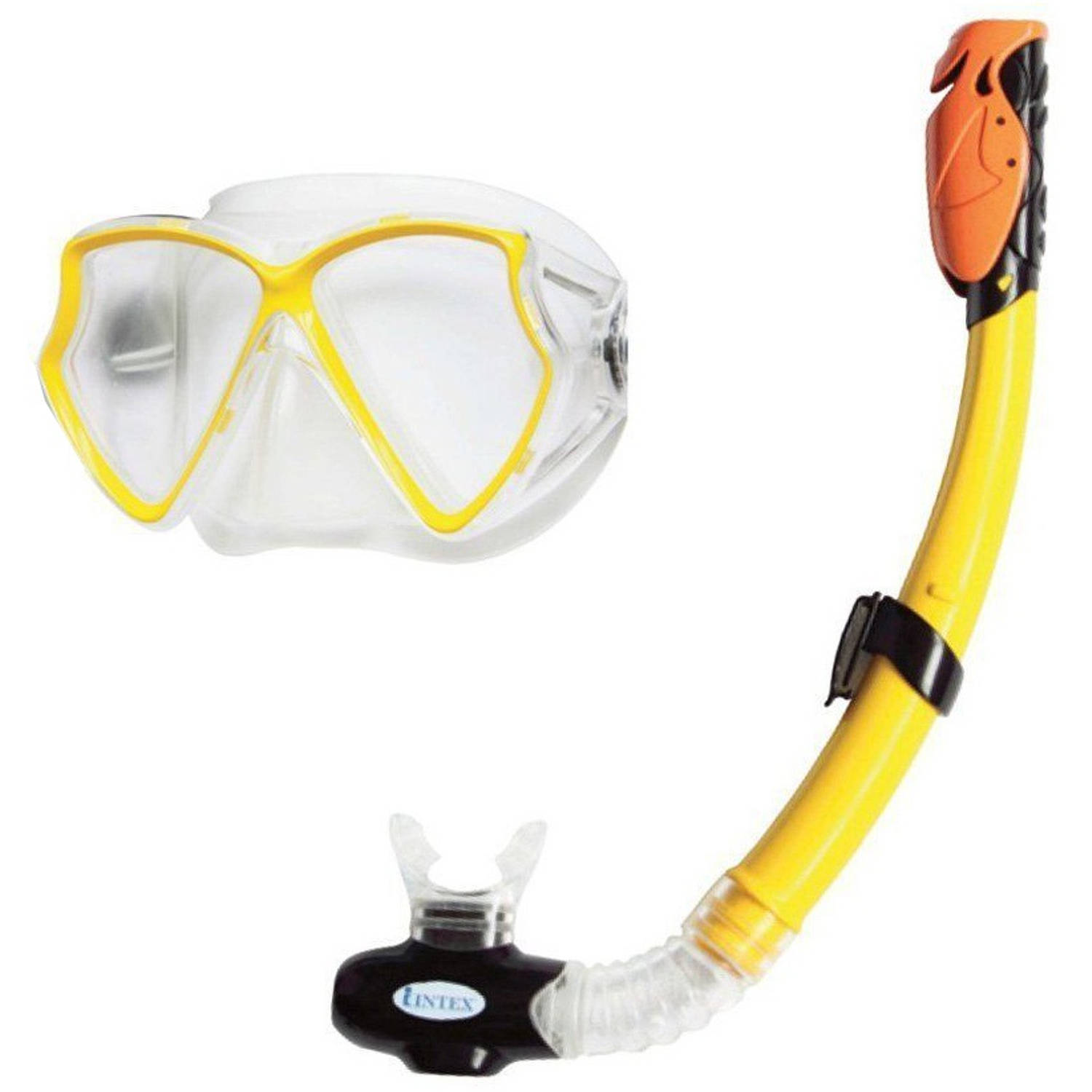 Intex Snorkelset Aviator Pro Swim Set 2-delig Junior - Geel