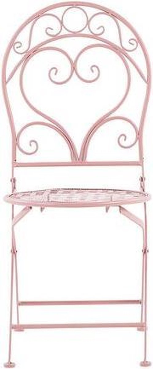 Beliani Albinia - Balkonset--metaal - Roze