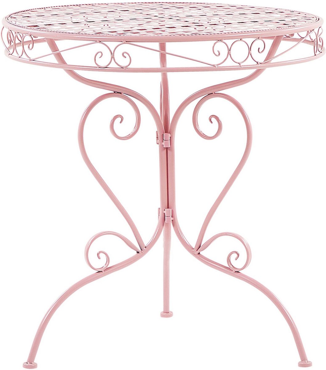 Beliani Albinia - Balkonset--metaal - Roze