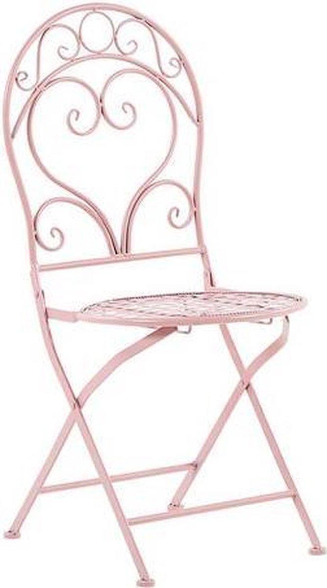 Beliani Albinia - Balkonset--metaal - Roze