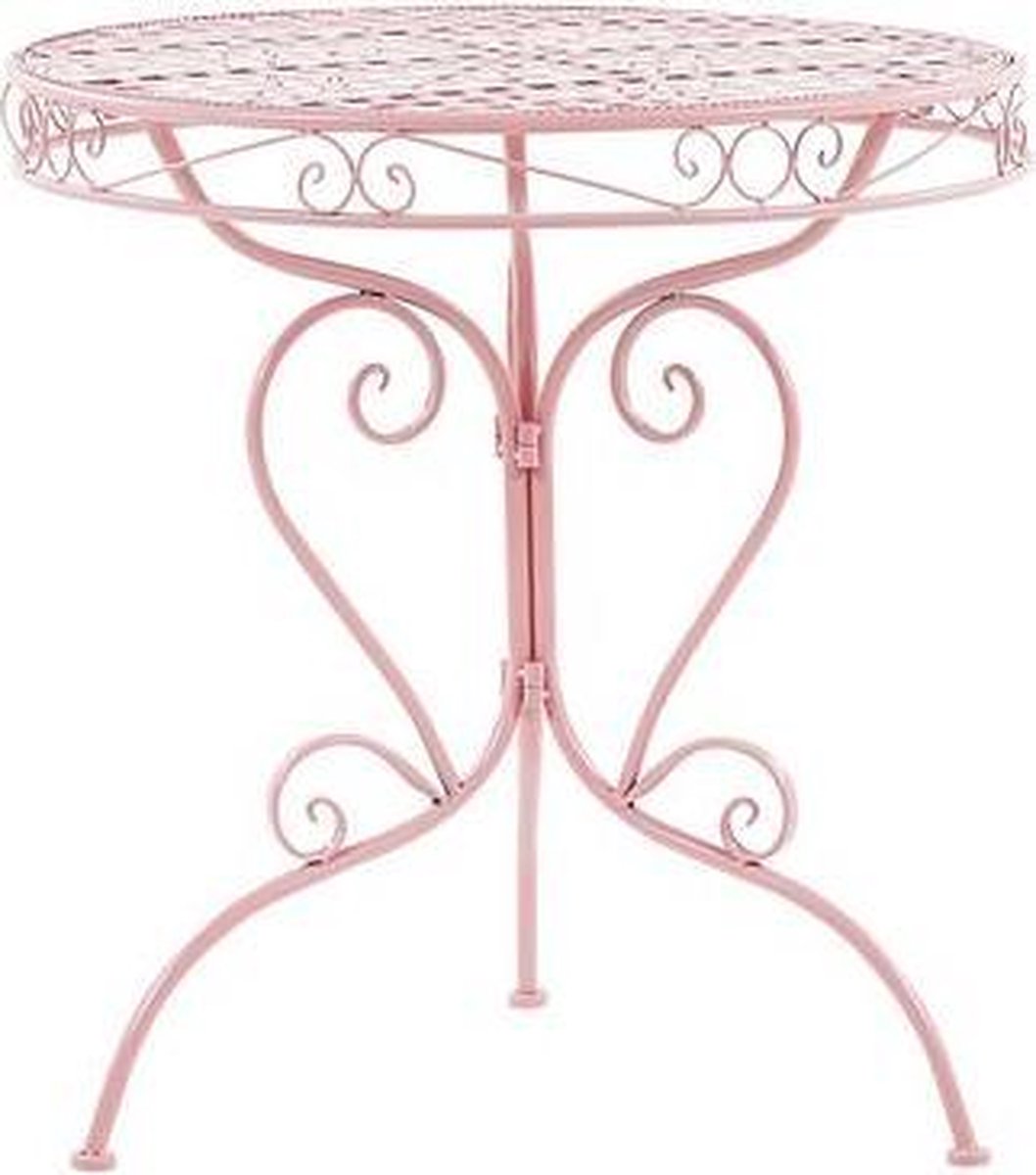 Beliani Albinia - Balkonset--metaal - Roze