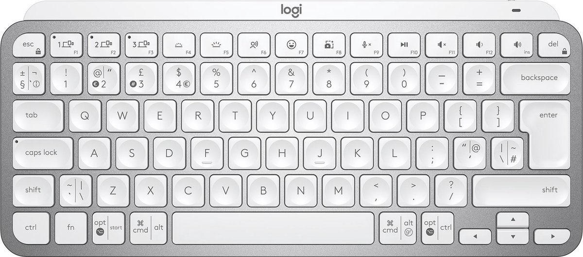 Logitech MX Keys Mini Draadloos Qwerty - Grijs