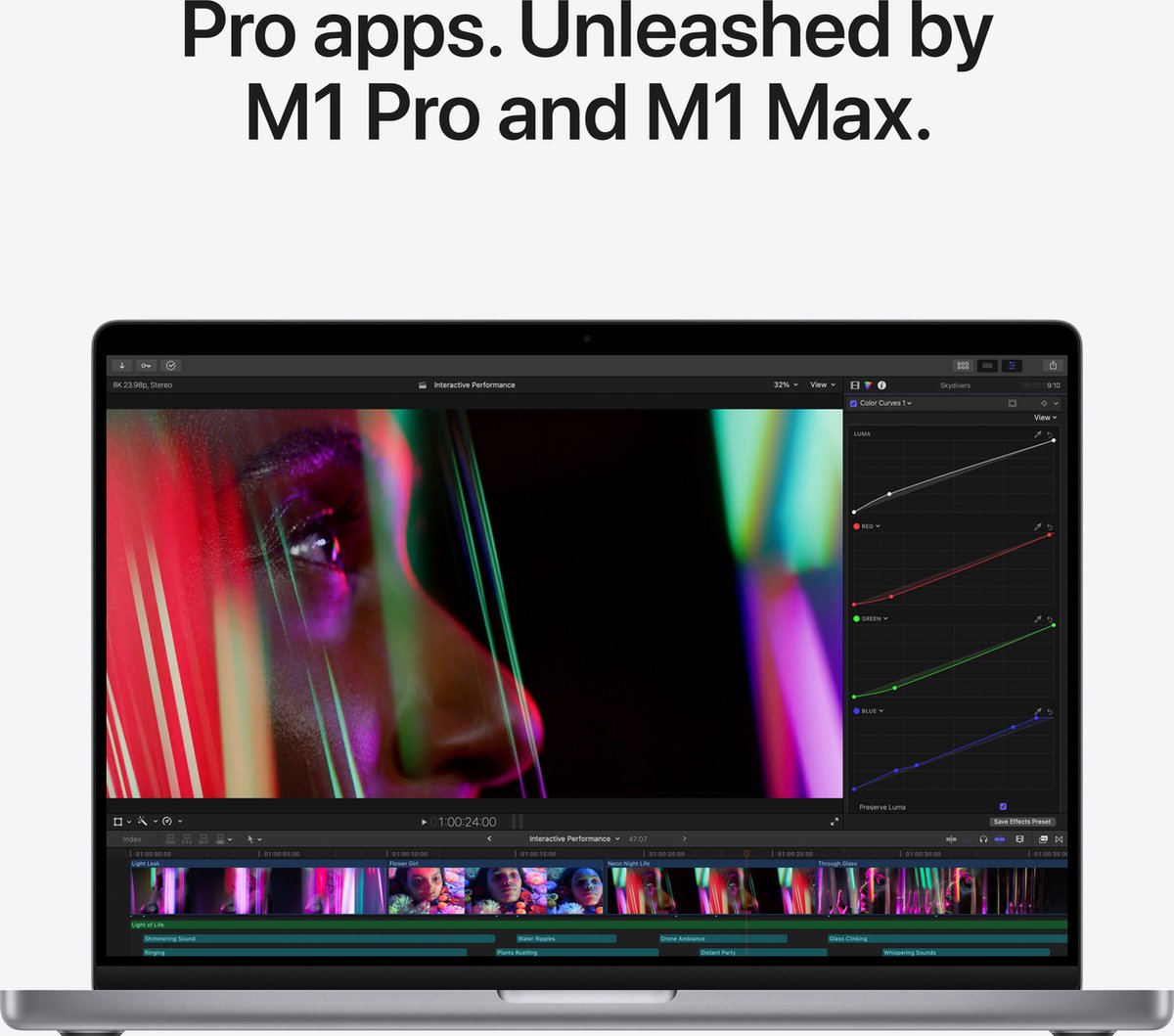 Apple MacBook Pro 16" (2021) M1 Pro (10 core CPU/16 core GPU) 16GB/1TB Space Gray