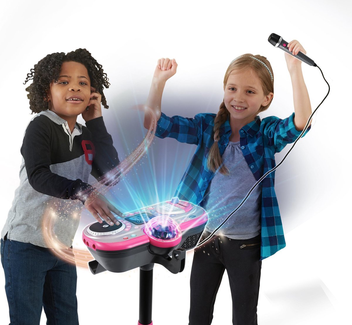 Vtech podiummicrofoon Kidi Super Star 130 cm roze/ - Zwart