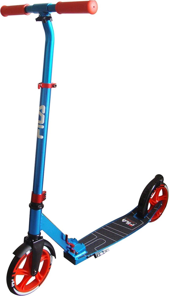 Fila vouwstep 200 DLX F 100 cm voetrem rood/blauw/zwart