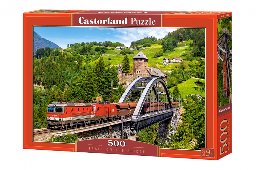 Castorland legpuzzel Train on the bridge 500 stukjes