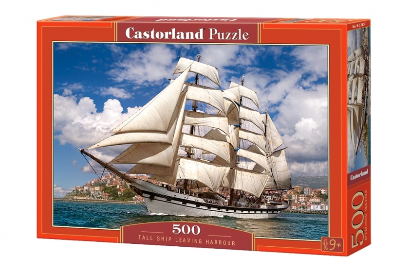 Castorland legpuzzel Tall Ship Leaving Harbour 500 stukjes