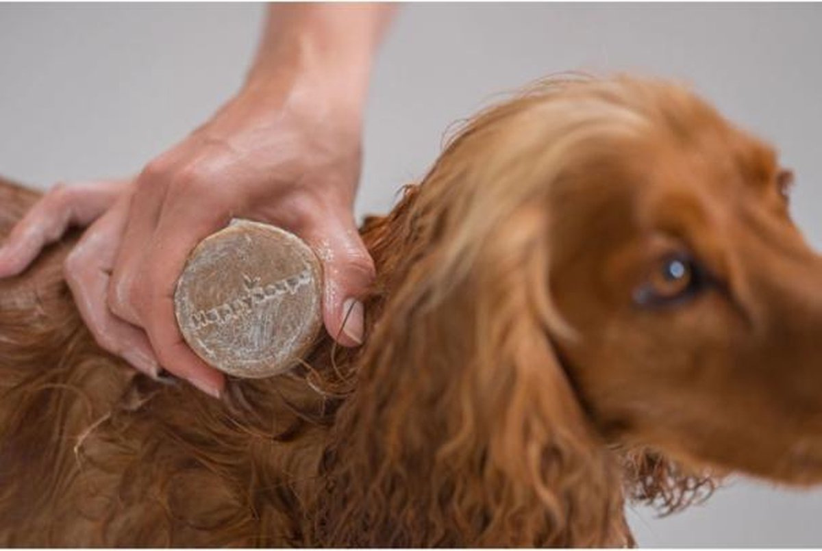 Happy Soaps Hondenshampoo Bar Lange Vacht