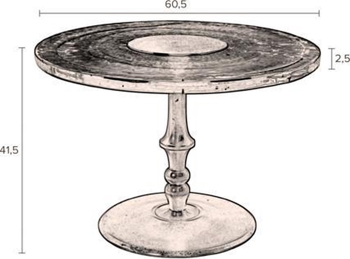 Dutchbone Sue Salontafel - Goud