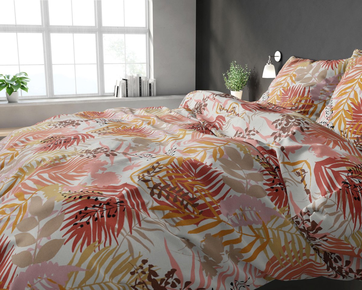 Sleeptime Defne - Cream 2-persoons (200 x 220 cm + 2 kussenslopen) Dekbedovertrek - Beige
