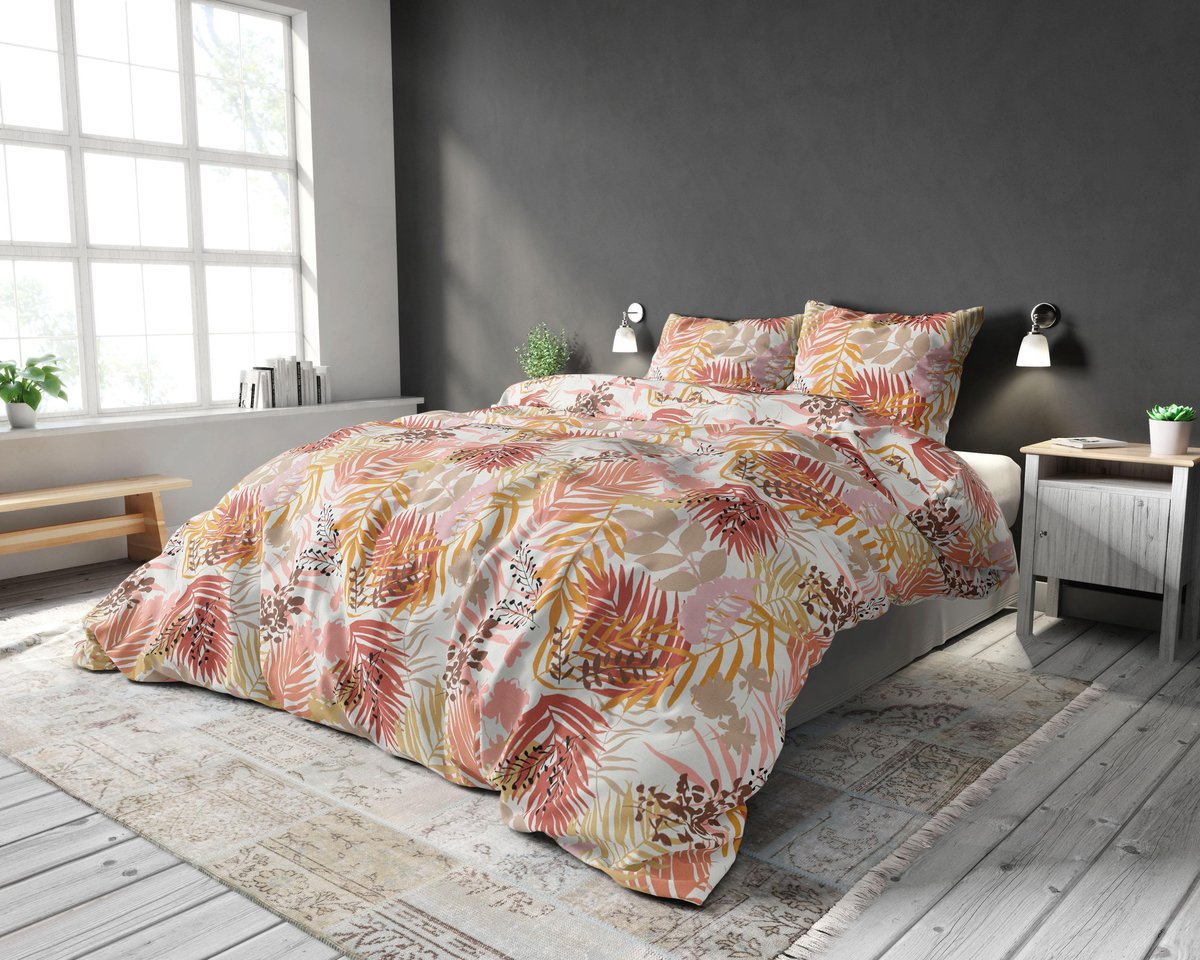 Sleeptime Defne - Cream 2-persoons (200 x 220 cm + 2 kussenslopen) Dekbedovertrek - Beige