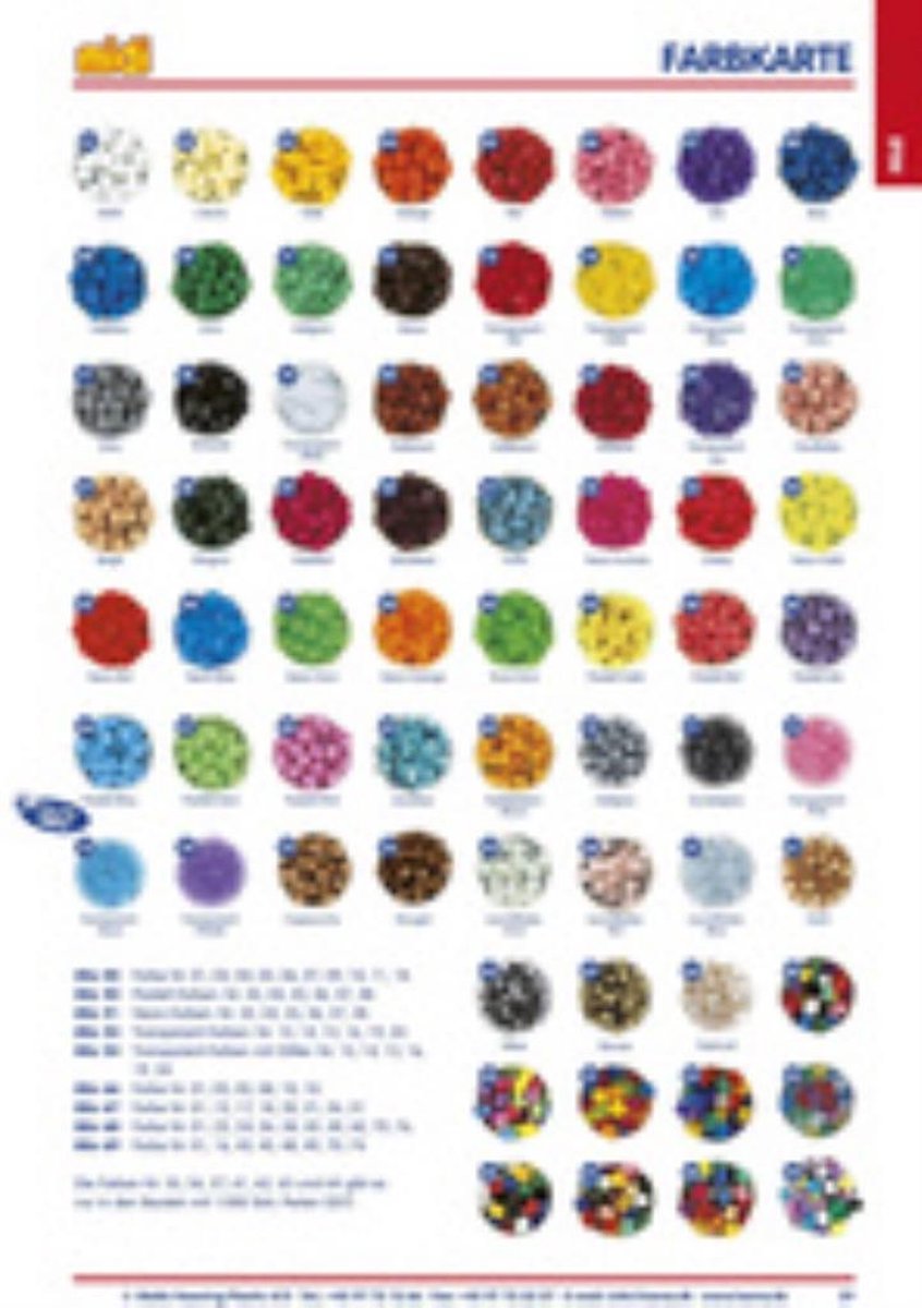 Hama Strijkkralen 1000 Stuks - Bruin