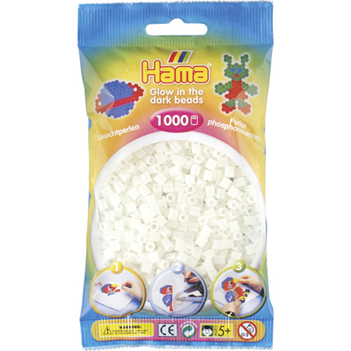 Hama Strijkkralen 1000 Stuks Glow In The Dark