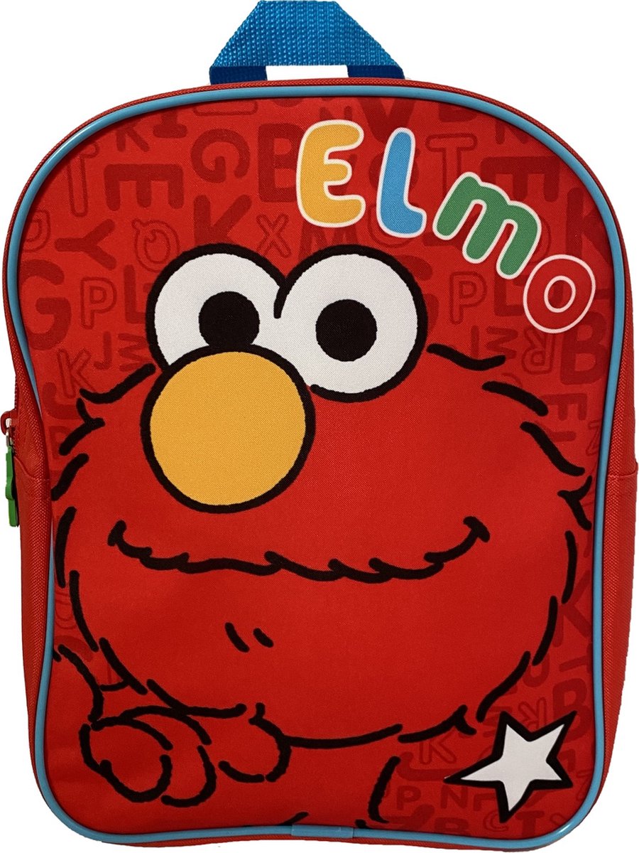 Sesamstraat rugzak Elmo junior 7,2 liter polyester rood