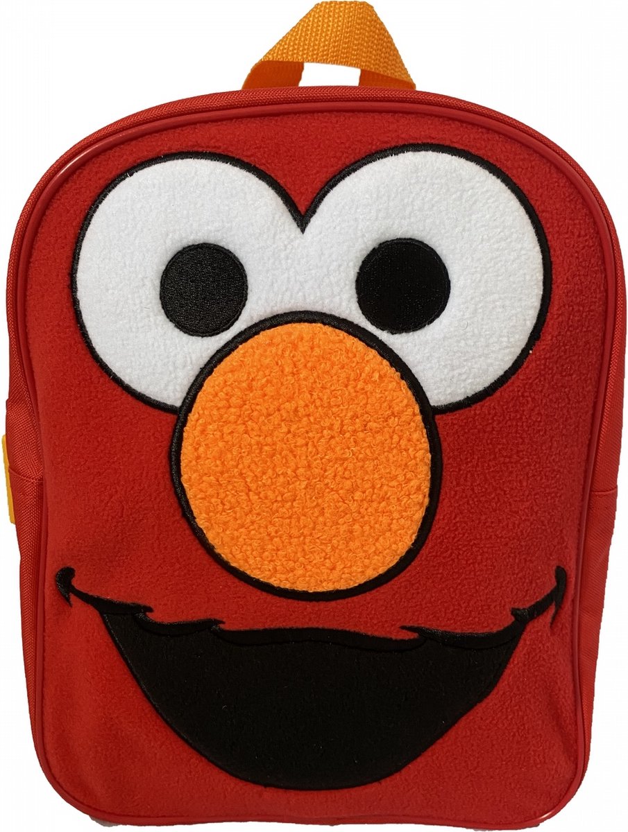 Sesamstraat rugzak Elmo junior 7,2 liter fleece/polyester rood