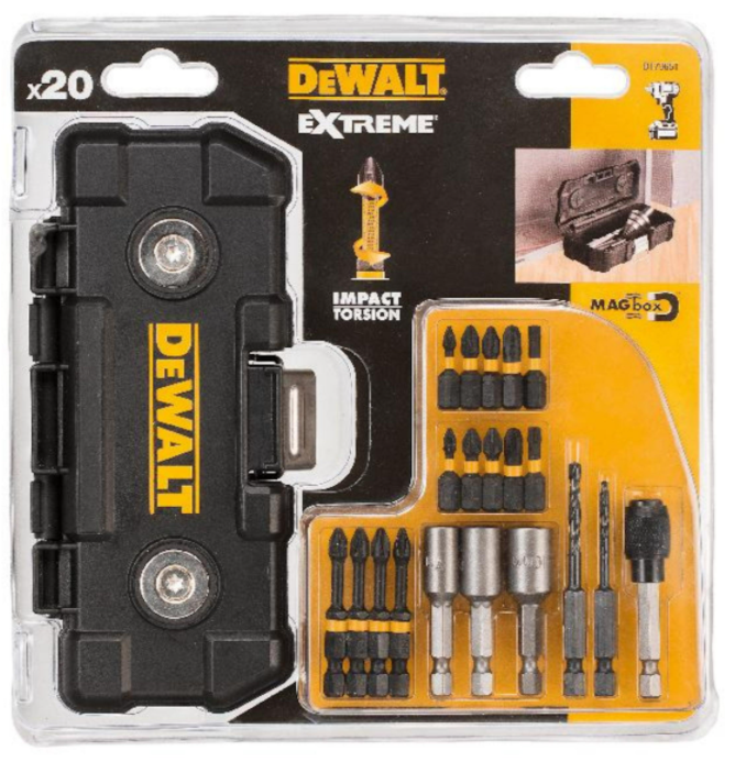 DeWalt DT7965T | Bits- en borenset | Impact Torsion | In Magbox | 20-delig