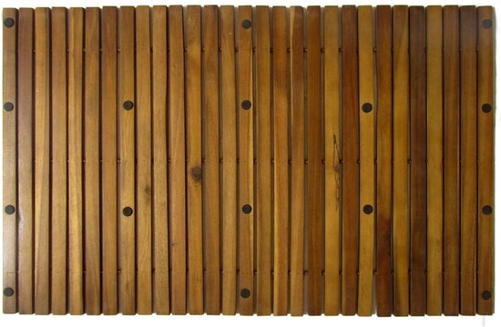 Vidaxl Badmat 80x50 Cm Acaciahout - Bruin