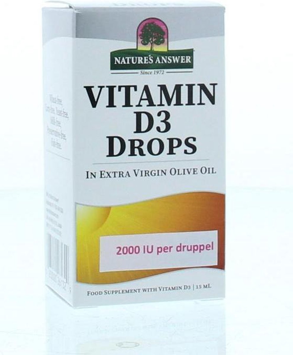 Natures Answer Vitamine D3 2000 IU 50 mcg per druppel