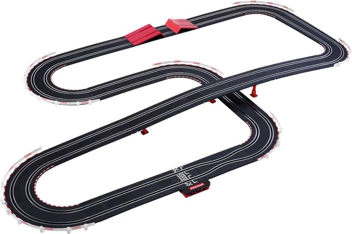 Carrera racebaanset Build &apos;n Race 6,2 meter 1:43 zwart 3 delig