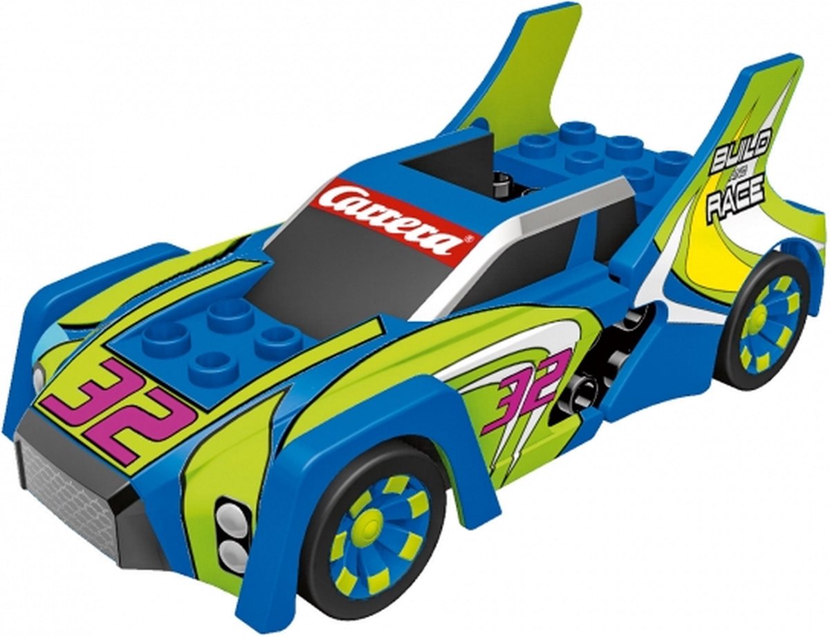 Carrera racebaanset Build &apos;n Race 6,2 meter 1:43 zwart 3 delig