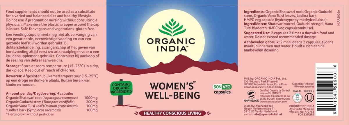 Organic India Women's well being bio