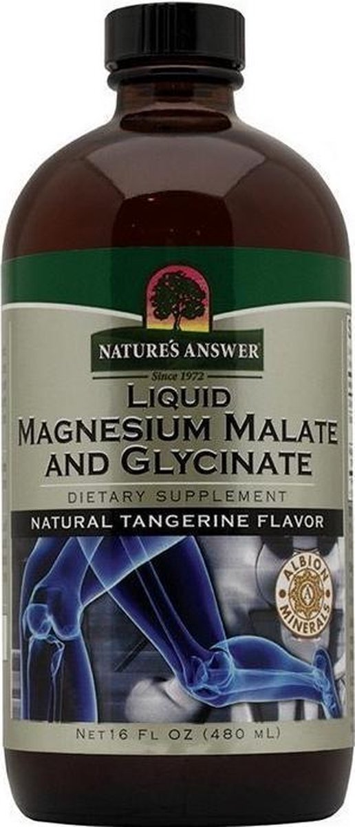 Natures Answer Vloeibaar magnesium malaat & bisglycinaat