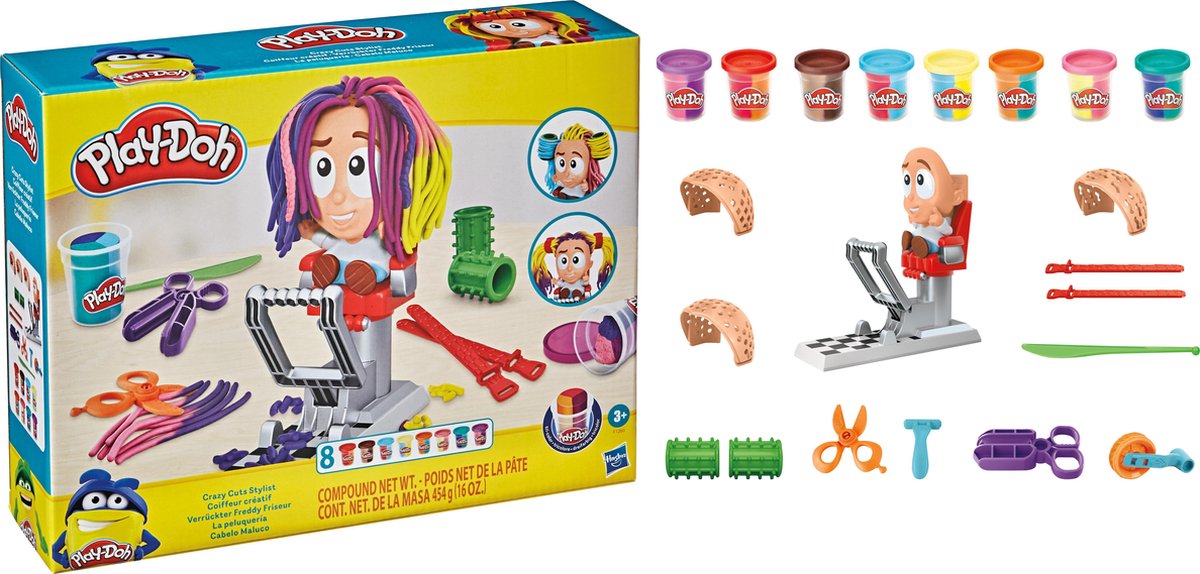 Hasbro Play Doh kleiset Super Stylist junior 21 delig