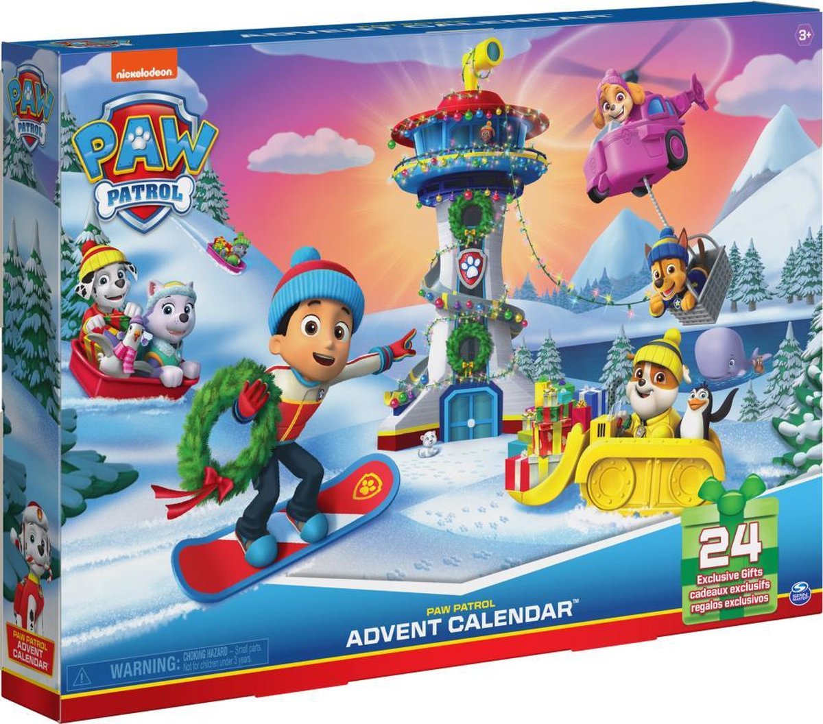 Spinmaster adventskalender Paw Patrol 30,5 x 43 cm karton
