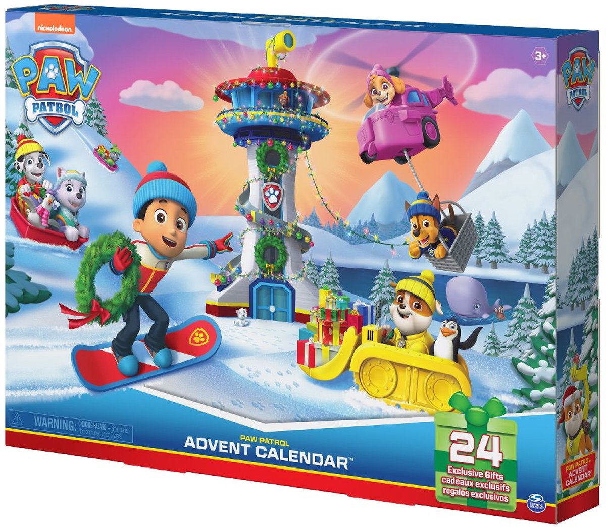Spinmaster adventskalender Paw Patrol 30,5 x 43 cm karton