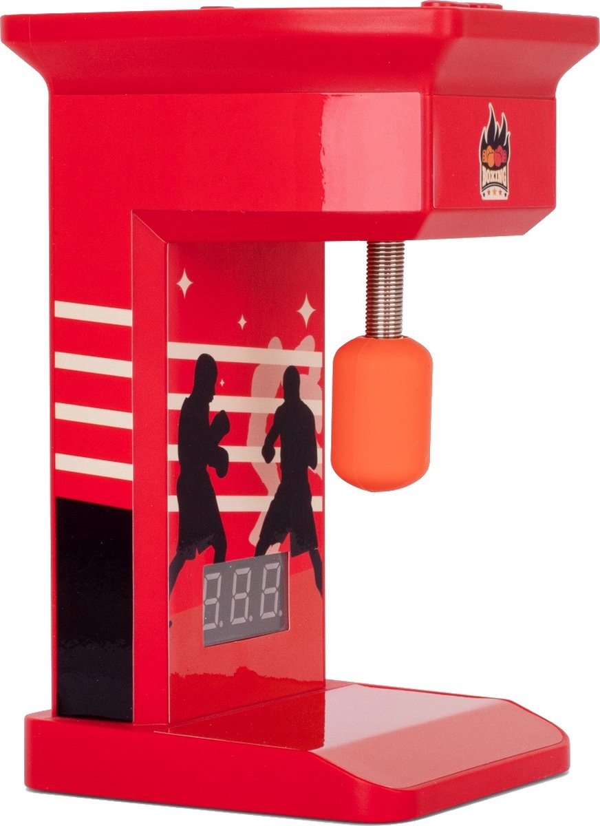 ORB retro vingerboxmachine rood/oranje ORB retro vingerboxmachine rood/oranje
