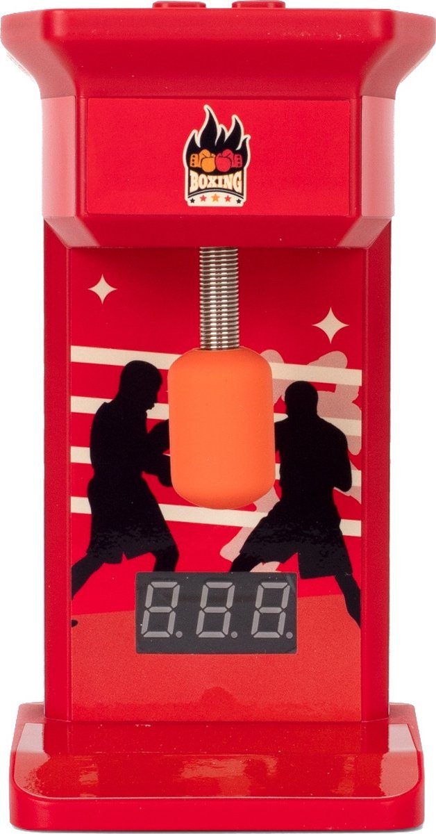 ORB retro vingerboxmachine rood/oranje ORB retro vingerboxmachine rood/oranje