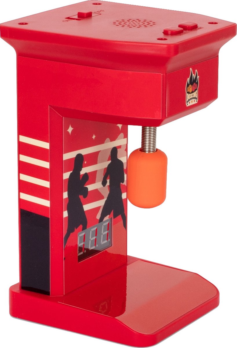 ORB retro vingerboxmachine rood/oranje