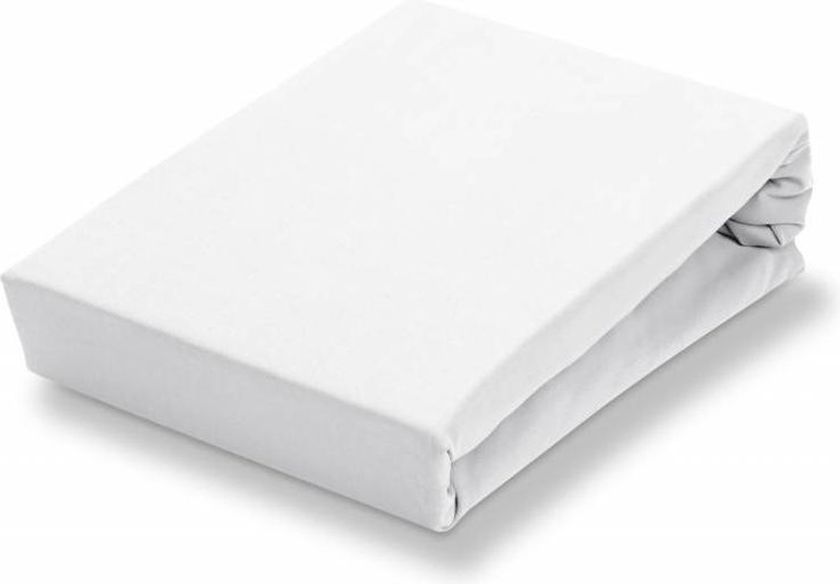 Vandyck Jersey Supreme Hoeslaken 180 x 220 cm - Wit