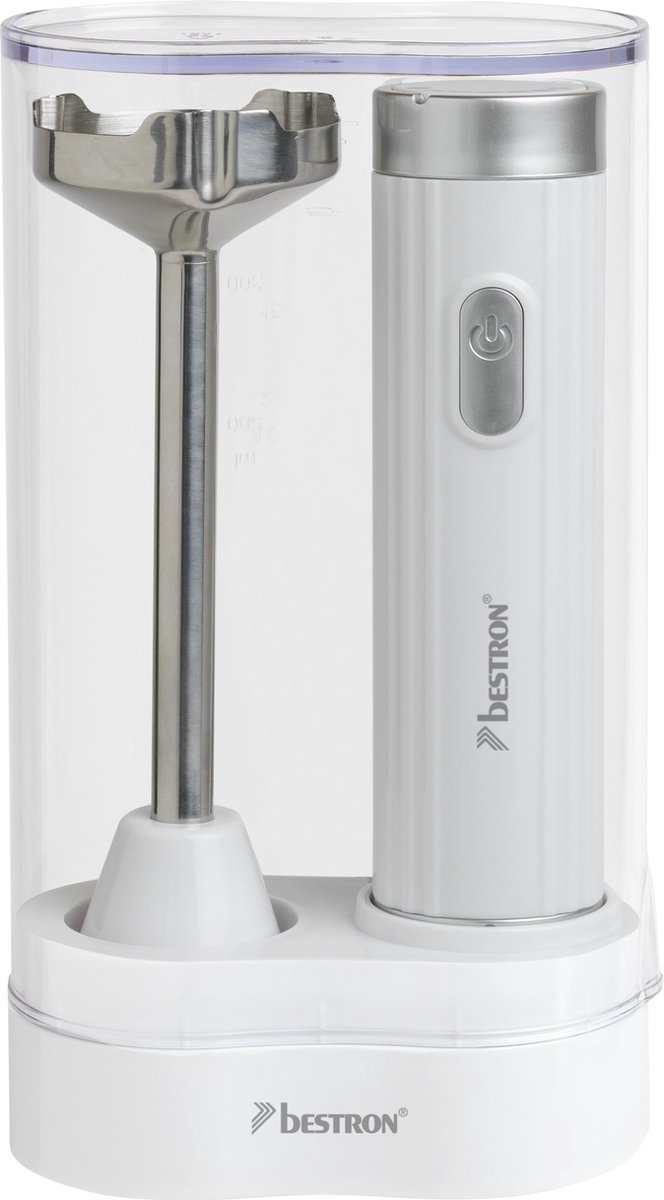 Bestron Staafmixer Met Opbergbox 400 W Ahb400w - Wit