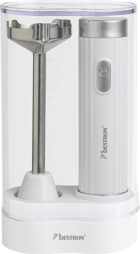 Bestron Staafmixer Met Opbergbox 400 W Ahb400w - Wit
