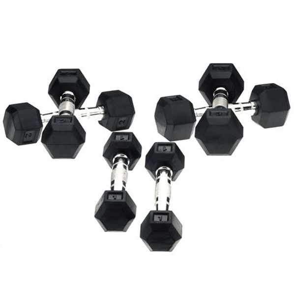 Focus Fitness Hexa Dumbbells - - 2 x 12 kg