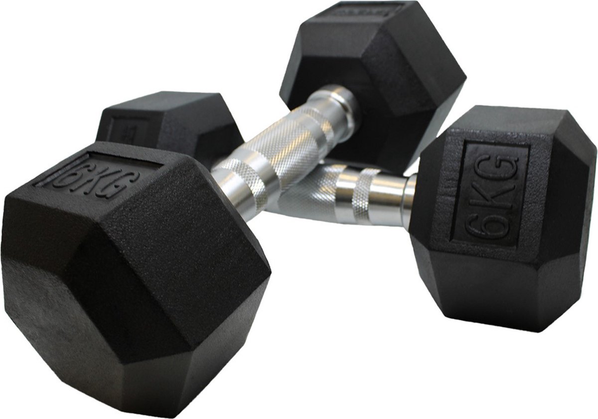 Focus Fitness Hexa Dumbbells - - 2 x 6 kg