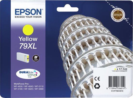 Epson 79XL Cartridge - Geel