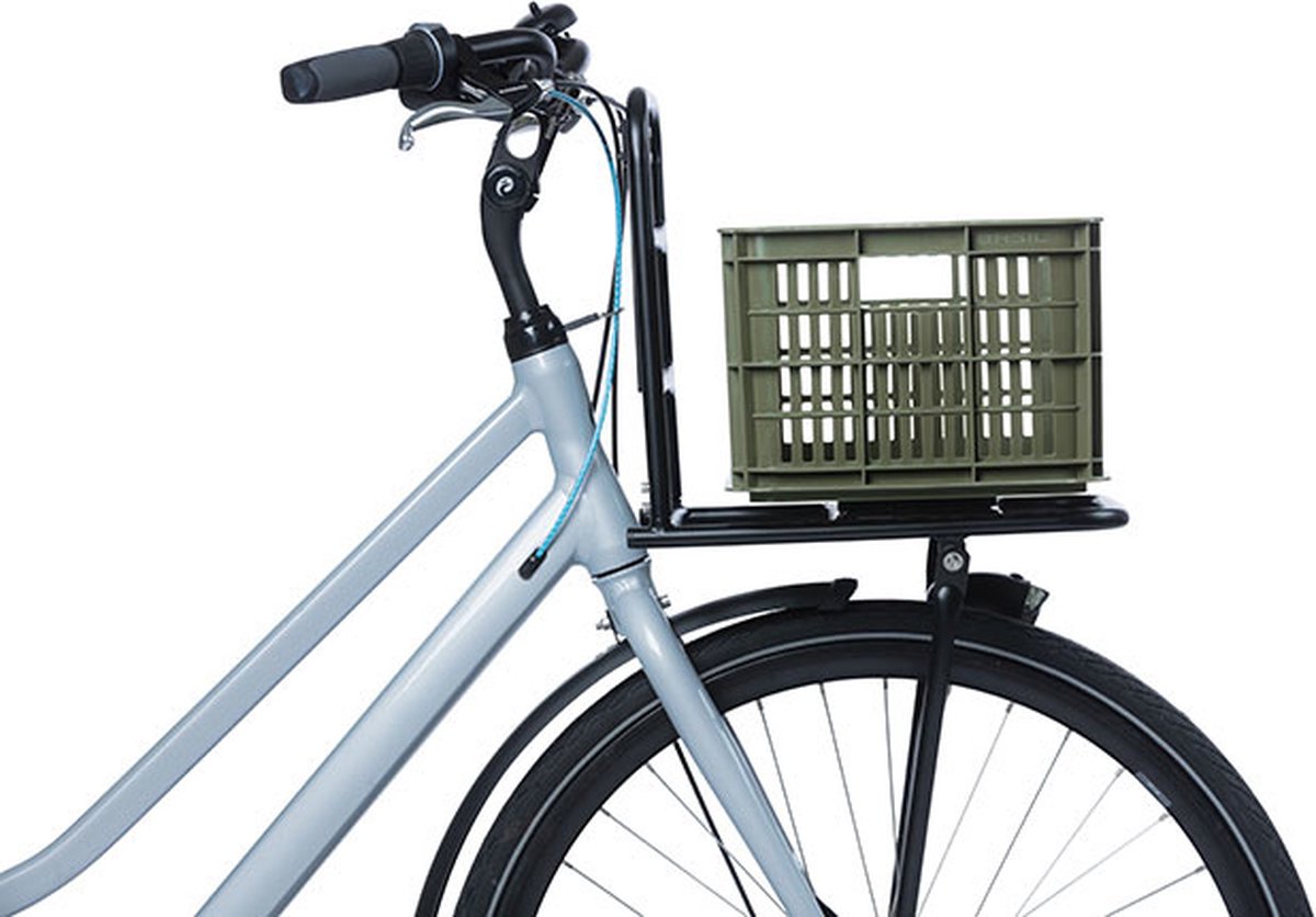 Basil fietskrat 17,5 liter 29 x 39,5 cm mos 21082 - Groen