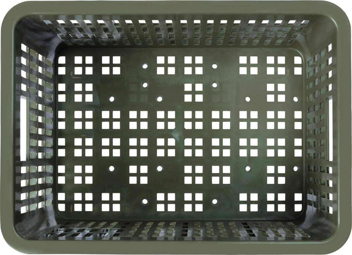 Basil fietskrat 17,5 liter 29 x 39,5 cm mos 21082 - Groen